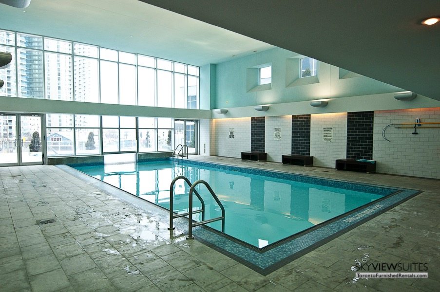 short term rentals toronto waterclub indoor pool