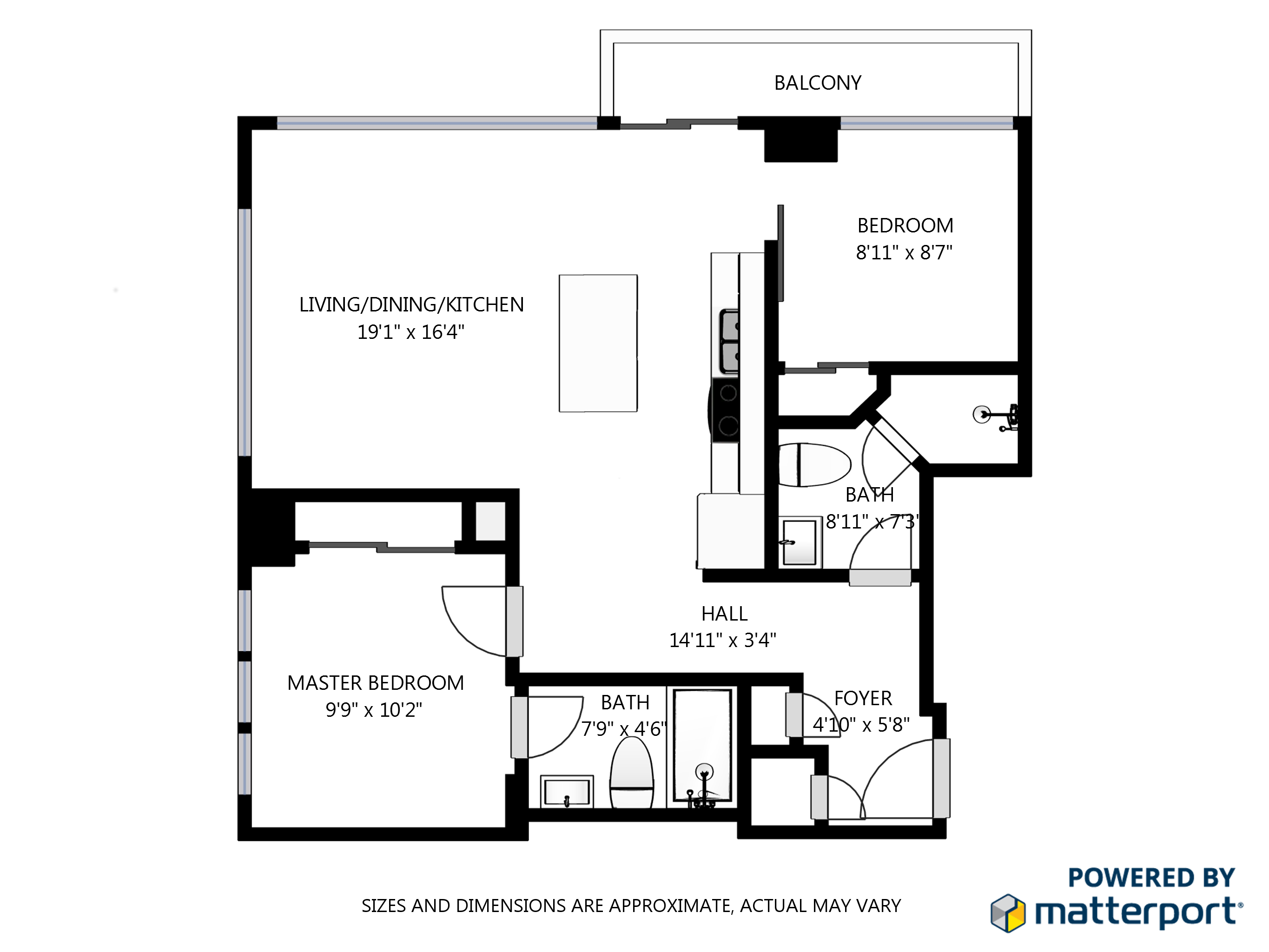 executive rentals toronto Maple Leaf Square floorplan