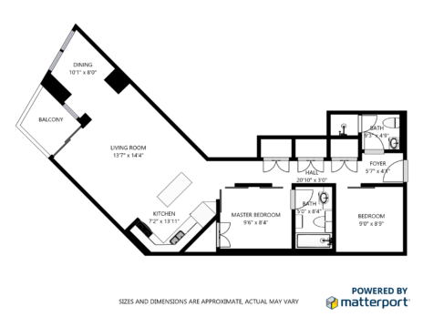 executive rentals toronto waterclub floorplan