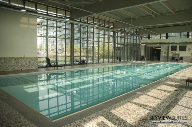 Cityplace West Toronto indoor pool furnished condo