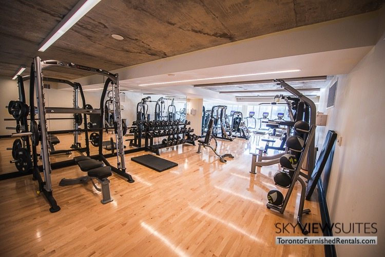 King west corporate rentals toronto fitness centre