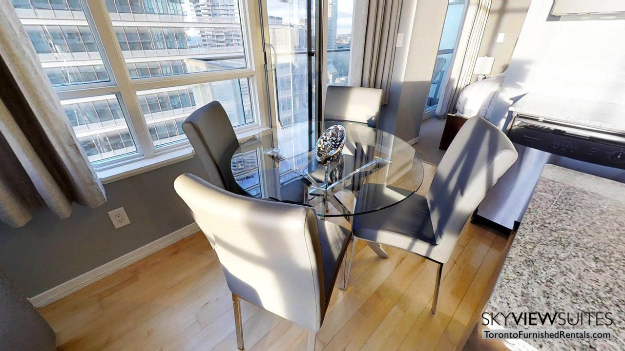 furnished rentals toronto york and bremner table