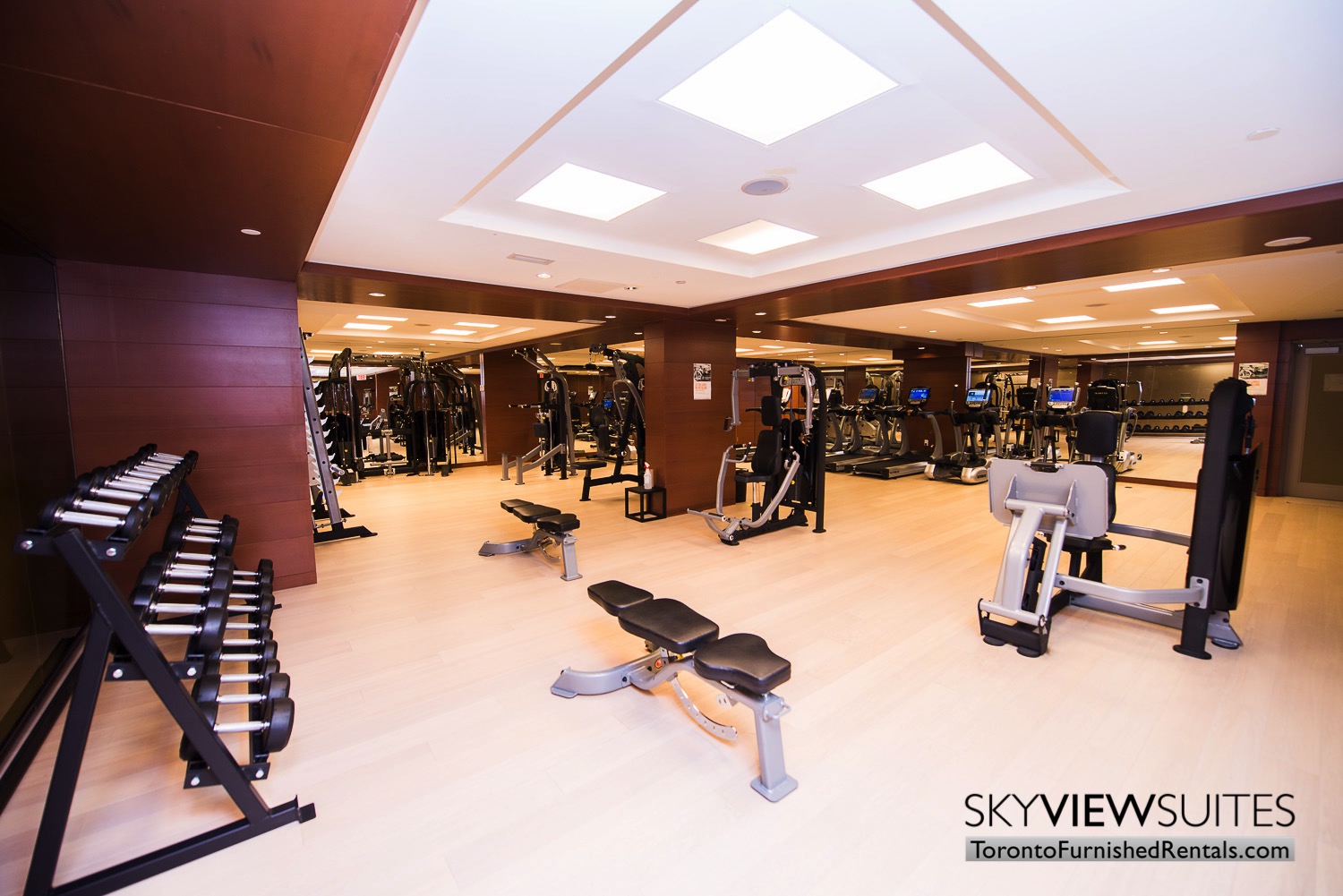 gym in 39 Queens Quay toronto corporate housing