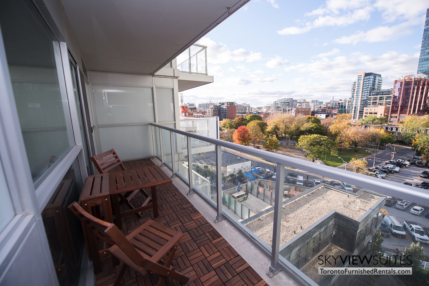 352 Front St. W., Toronto furnished rental balcony view