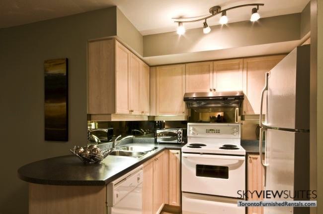 North York executive rentals Toronto kitchen