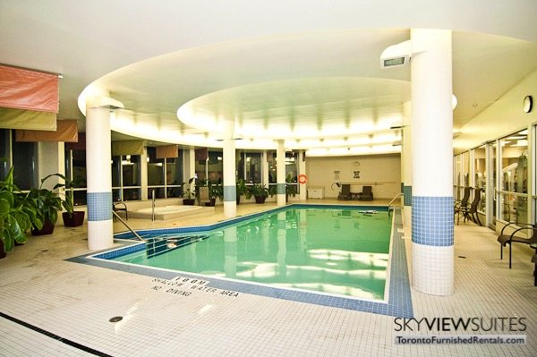 North York executive rentals Toronto indoor pool