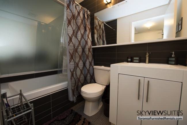 furnished apartments toronto portland bathroom