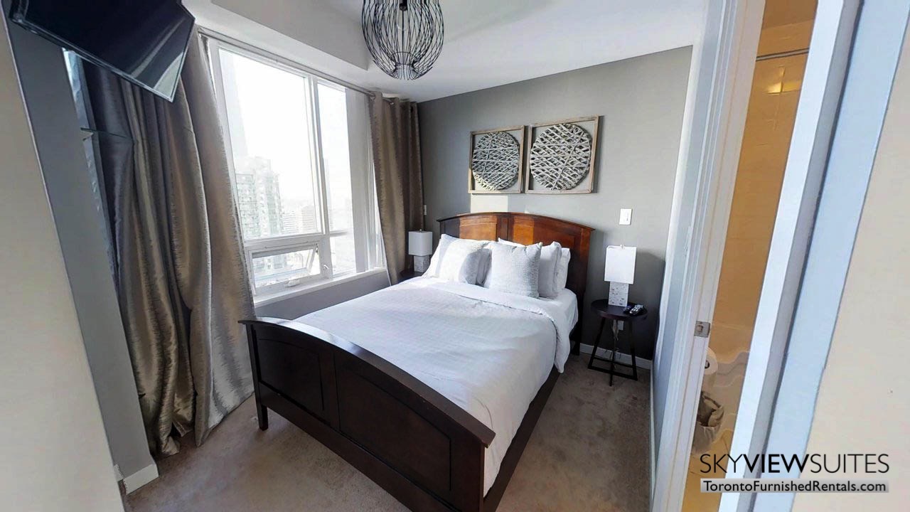 furnished rentals toronto Maple Leaf Square bedroom