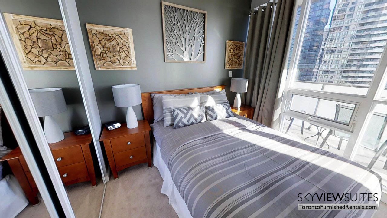 furnished rentals toronto Maple Leaf Square second bedroom