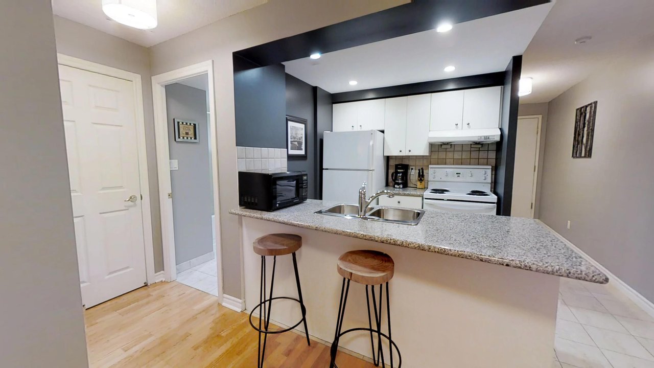 furnished apartments toronto QWEST kitchen