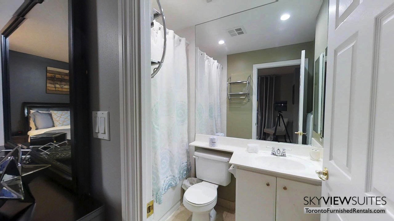 short term rentals toronto qwest bathroom and bedroom